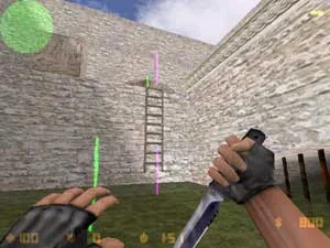 Stairway waypoint image (color: purple)