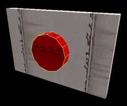 Application of Carve. Creating a Round Hole Using a Cylinder