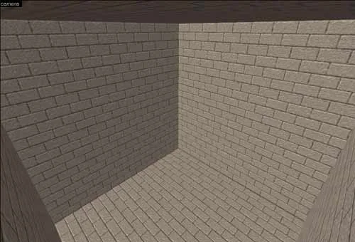 Room in 3D view
