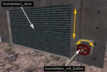 Create a momentary_door door and a momenatry_rot_button valve Create a momentary_door door and a momenatry_rot_button valve