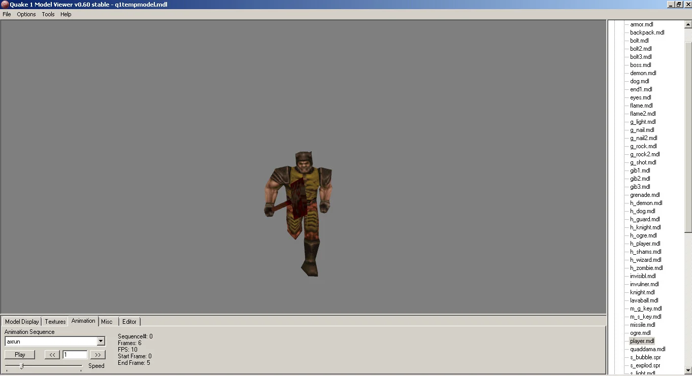Understanding Quake MDL model format
