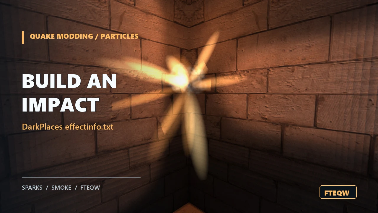Create a DarkPlaces particle effect with effectinfo.txt