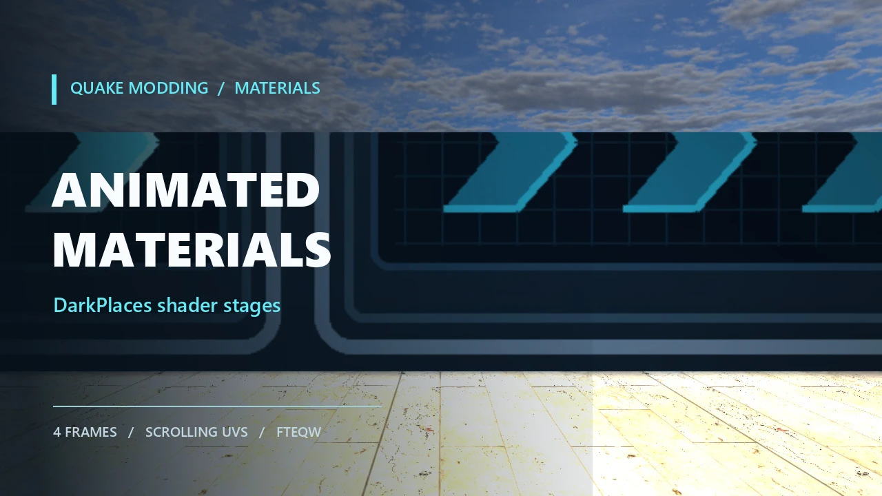 Build an animated DarkPlaces material