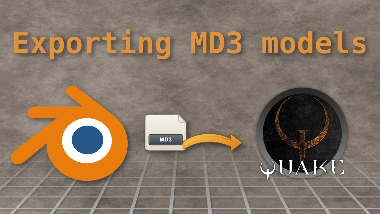 Exporting MD3 models with tags